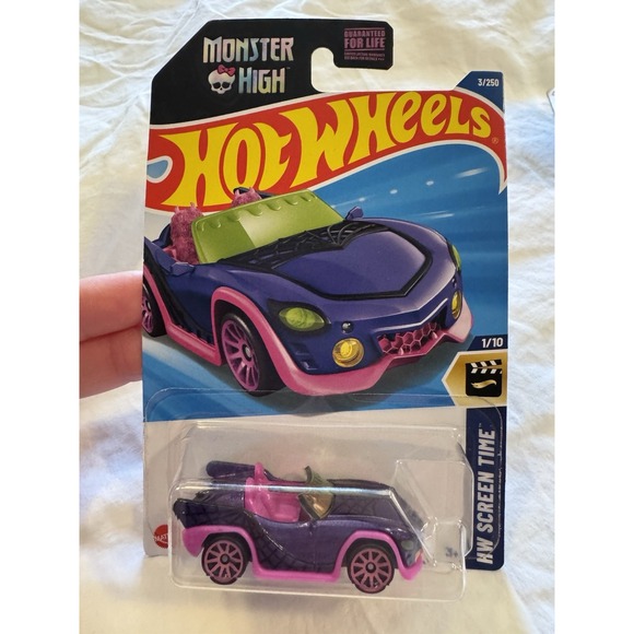 Hot Wheels Screen Time‎ MONSTER HIGH GHOUL MOBILE, 3/250, New - Picture 1 of 3